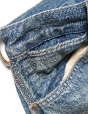 BOW WOW / MINER'S REPAIRED DENIM WORK PANTS