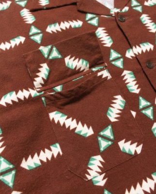 BOW WOW / NAVAJO PRINT FLANNEL SHIRT