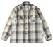BOW WOW / DAMAGED AND STAINED FLANNEL SHIRT