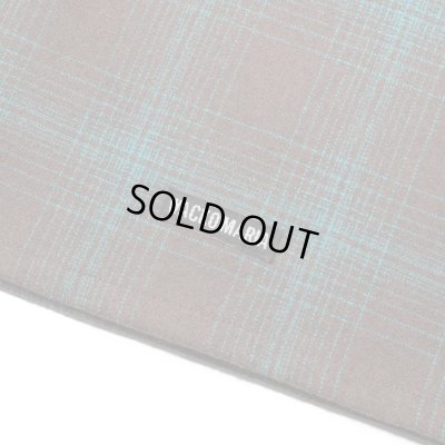 WACKO MARIA / PENDLETON / WOOL OMBRE CHECK OPEN COLLAR SHIRT