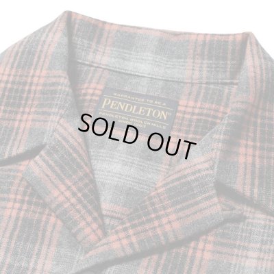 WACKO MARIA / PENDLETON / WOOL OMBRE CHECK OPEN COLLAR SHIRT