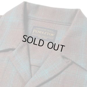 PENDLETON / WOOL OMBRE CHECK OPEN COLLAR SHIRT ペンドルトン ダブル
