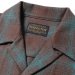 WACKO MARIA / PENDLETON / WOOL OMBRE CHECK OPEN COLLAR SHIRT