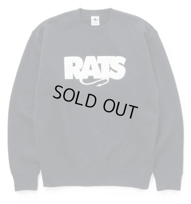 RATS / BOX LOGO CREW NECK SWEAT