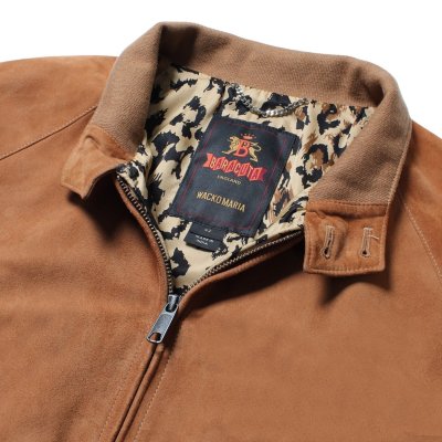 WACKO MARIA / BARACUTA / G9 SUEDE LEATHER HARRINGTON JACKET