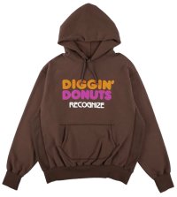 画像1: RECOGNIZE ＜レコグナイズ＞ / DIGGIN' DONUTS SWEAT PANTS（リバーシブルスウェットパンツ） / ブラウン