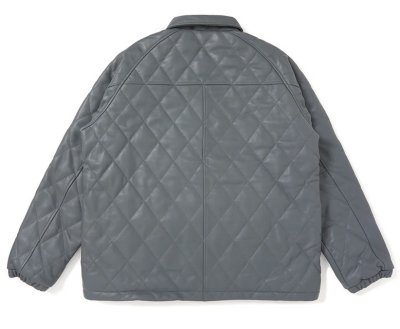 CHALLENGER / QUILTING LEATHER JACKET