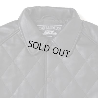 CHALLENGER / QUILTING LEATHER JACKET