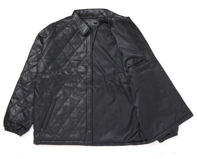 CHALLENGER / QUILTING LEATHER JACKET