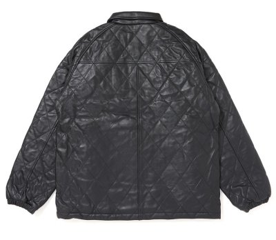 CHALLENGER / QUILTING LEATHER JACKET