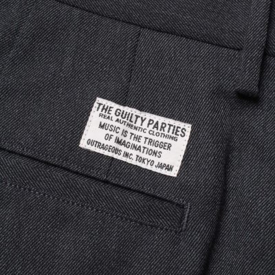 WACKO MARIA / DOUBLE PLEATED WOOL TROUSERS
