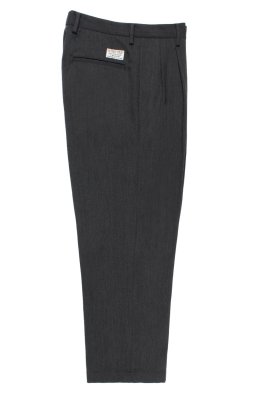 WACKO MARIA / DOUBLE PLEATED WOOL TROUSERS