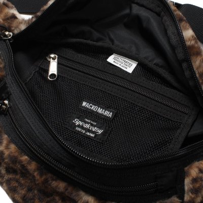 WACKO MARIA / SPEAK EASY / LEOPARD FAUX FUR MINI WAIST BAG