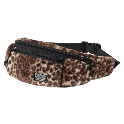 WACKO MARIA / SPEAK EASY / LEOPARD FAUX FUR MINI WAIST BAG