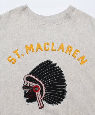 BOW WOW / ST. MACLAREN UNIV. SWEATSHIRT AGED
