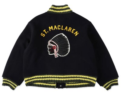 BOW WOW / ST. MACLAREN UNIV. VARSITY JACKET AGED