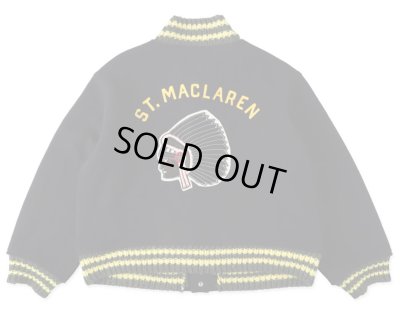 BOW WOW / ST. MACLAREN UNIV. VARSITY JACKET AGED
