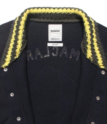 BOW WOW / ST. MACLAREN UNIV. VARSITY JACKET AGED