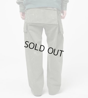 BOW WOW / PAINT STAINED USMC P-44 HBT TROUSERS