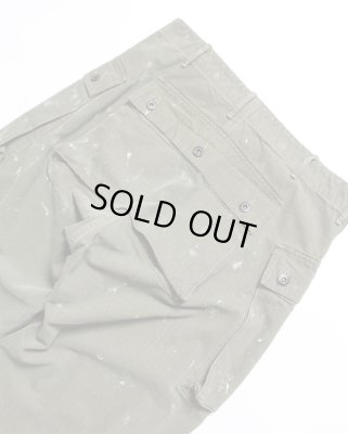 BOW WOW / PAINT STAINED USMC P-44 HBT TROUSERS