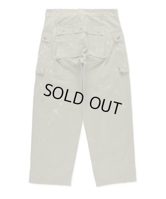BOW WOW / PAINT STAINED USMC P-44 HBT TROUSERS