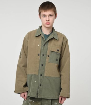 BOW WOW / USMC M44 HBT TWO-TONE JACKET AGED
