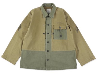 BOW WOW / USMC M44 HBT TWO-TONE JACKET AGED