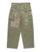 BOW WOW / PAINT STAINED USMC P-44 HBT TROUSERS