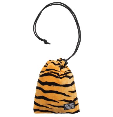 WACKO MARIA / TIGER VELVET DRAWSTRING BAG