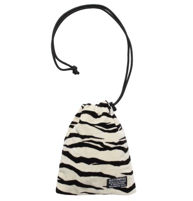 WACKO MARIA / TIGER VELVET DRAWSTRING BAG