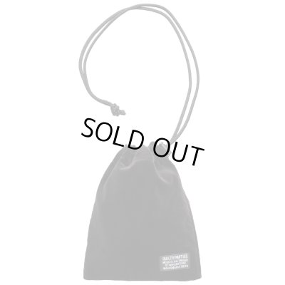 WACKO MARIA / VELVETEEN DRAWSTRING BAG