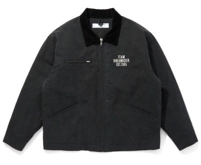 HIDE AND SEEK / Ox Work Zip Jacket(Washed)