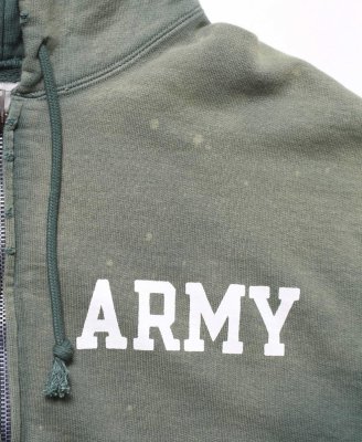 BOW WOW / ARMY ZIP HOODIE AGED