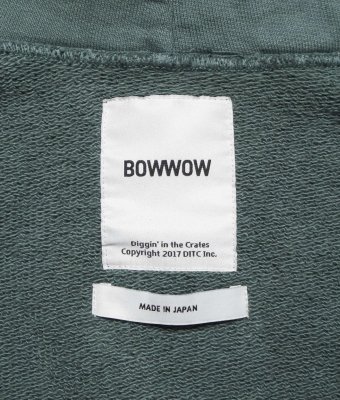 BOW WOW / ARMY ZIP HOODIE AGED