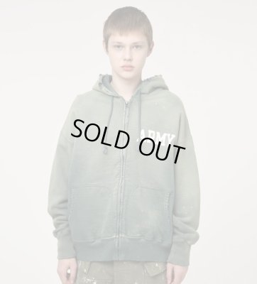 BOW WOW / ARMY ZIP HOODIE AGED