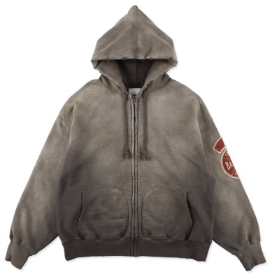 BOW WOW / BASEBALL CHAMPION ZIP HOODIE AGED
