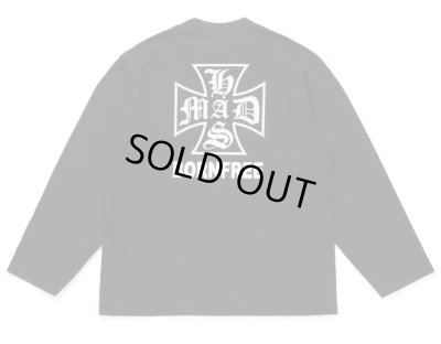 HIDE AND SEEK / MAD L/S Tee(Loose Fit)