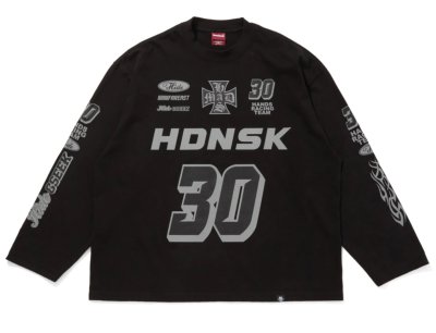 HIDE AND SEEK / Racing L/S Tee(Loose Fit)