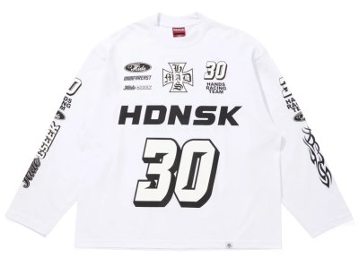 HIDE AND SEEK / Racing L/S Tee(Loose Fit)