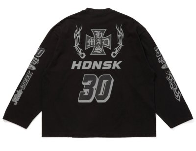 HIDE AND SEEK / Racing L/S Tee(Loose Fit)