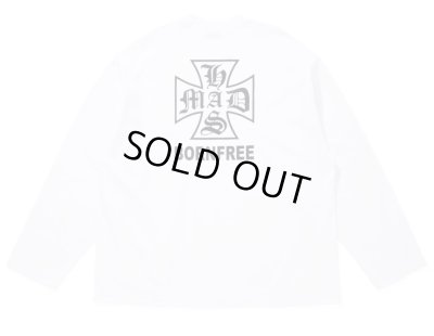HIDE AND SEEK / MAD L/S Tee(Loose Fit)