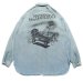 BOW WOW / SKETCH ZOMBOO USN CHAMBRAY SHIRT AGED