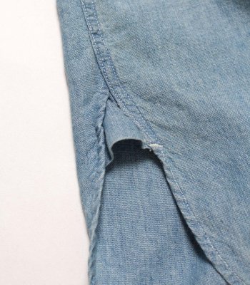 BOW WOW / SKETCH ZOMBOO USN CHAMBRAY SHIRT AGED