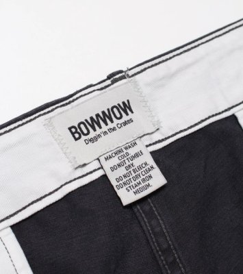 BOW WOW / BLACK WORK TROUSERS AGED