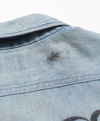 BOW WOW / SKETCH ZOMBOO USN CHAMBRAY SHIRT AGED