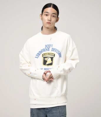 BOW WOW / 101ST AIRBORNE DIV. SWEATSHIRT AGED
