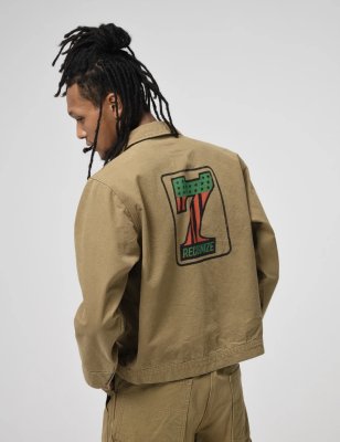 画像5: RECOGNIZE ＜レコグナイズ＞ / #7 VINYL DUCK JACKET（ダックジャケット） / カーキ (5)