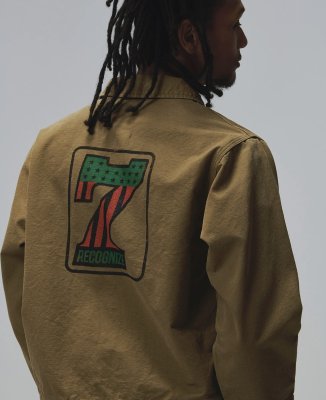 画像6: RECOGNIZE ＜レコグナイズ＞ / #7 VINYL DUCK JACKET（ダックジャケット） / カーキ (6)