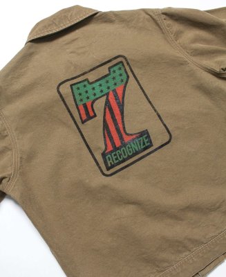 画像15: RECOGNIZE ＜レコグナイズ＞ / #7 VINYL DUCK JACKET（ダックジャケット） / カーキ (15)