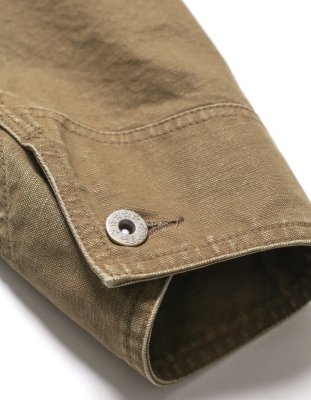 画像14: RECOGNIZE ＜レコグナイズ＞ / #7 VINYL DUCK JACKET（ダックジャケット） / カーキ (14)